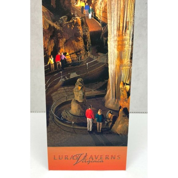 Luray Caverns Virginia Paper Bookmark Travel Souvenir 7" Long - Picture 5 of 7